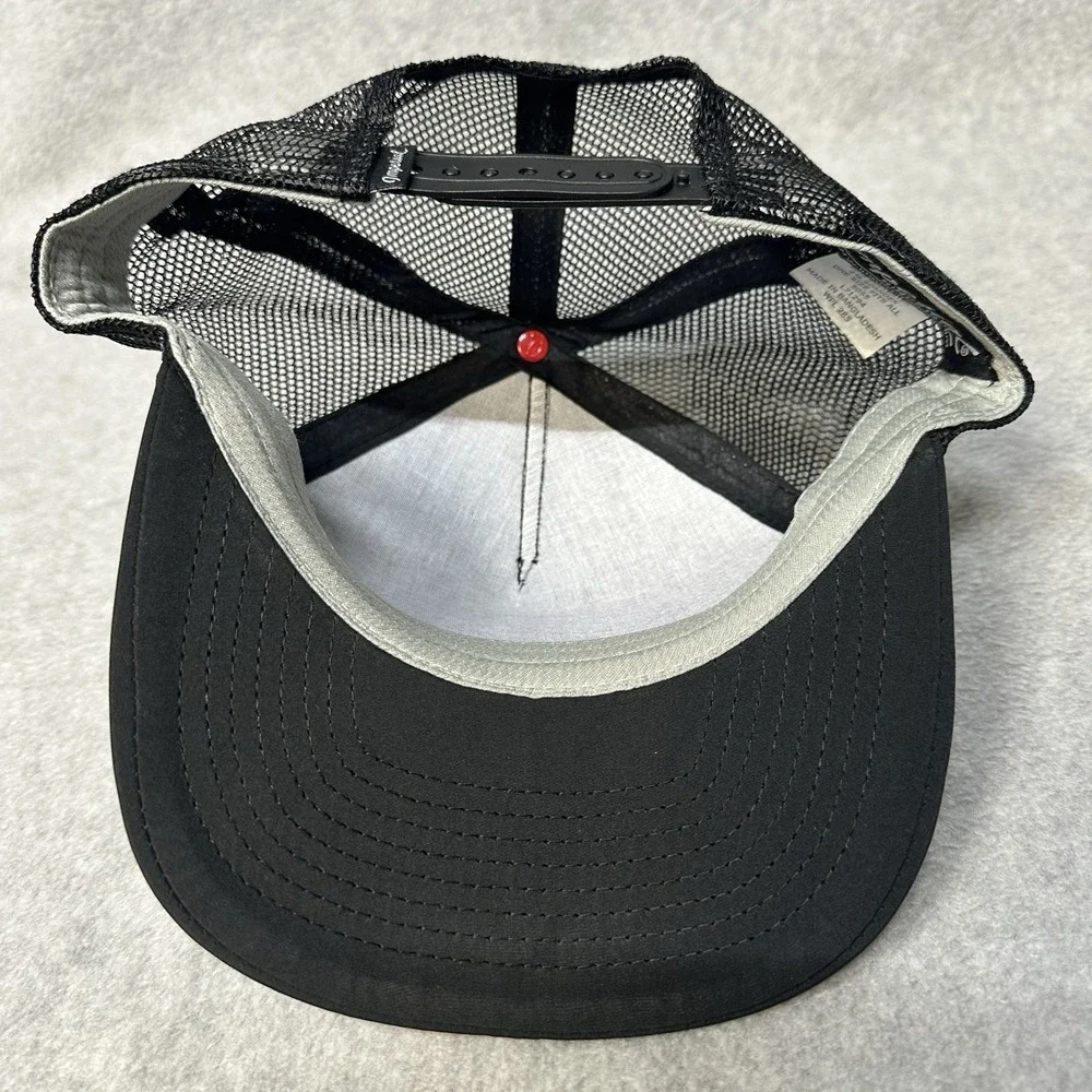 Imperial Golf Hat Adult OSFA Black SnapBack MMPC 22 Patch Logo Rope Brim Trucker